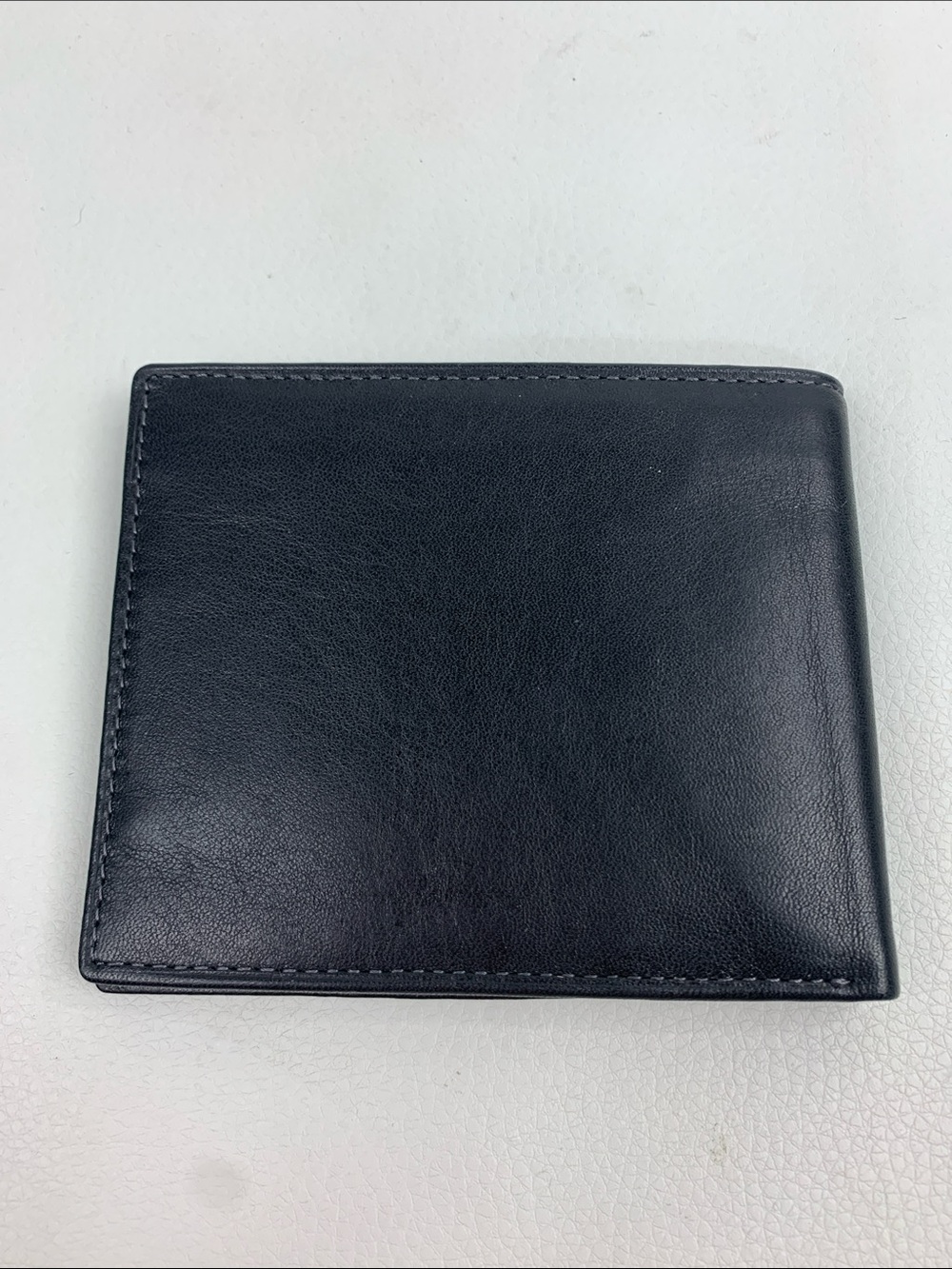 Vera Pelle Italy Black Leather Bi-Fold Men’s Wallet Genuine leather Green lining - Picture 6 of 12